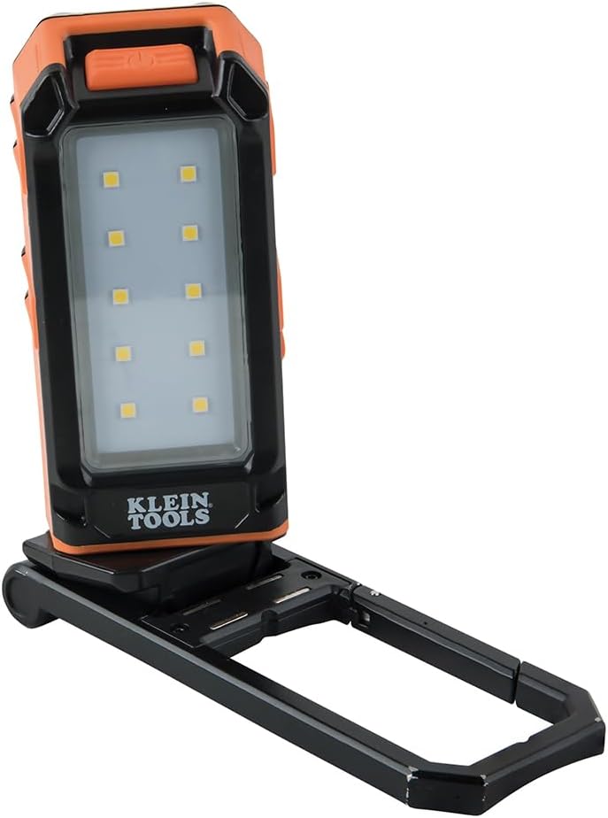 Rechargeable Flashlight / Worklight with Kickstand and Carabiner