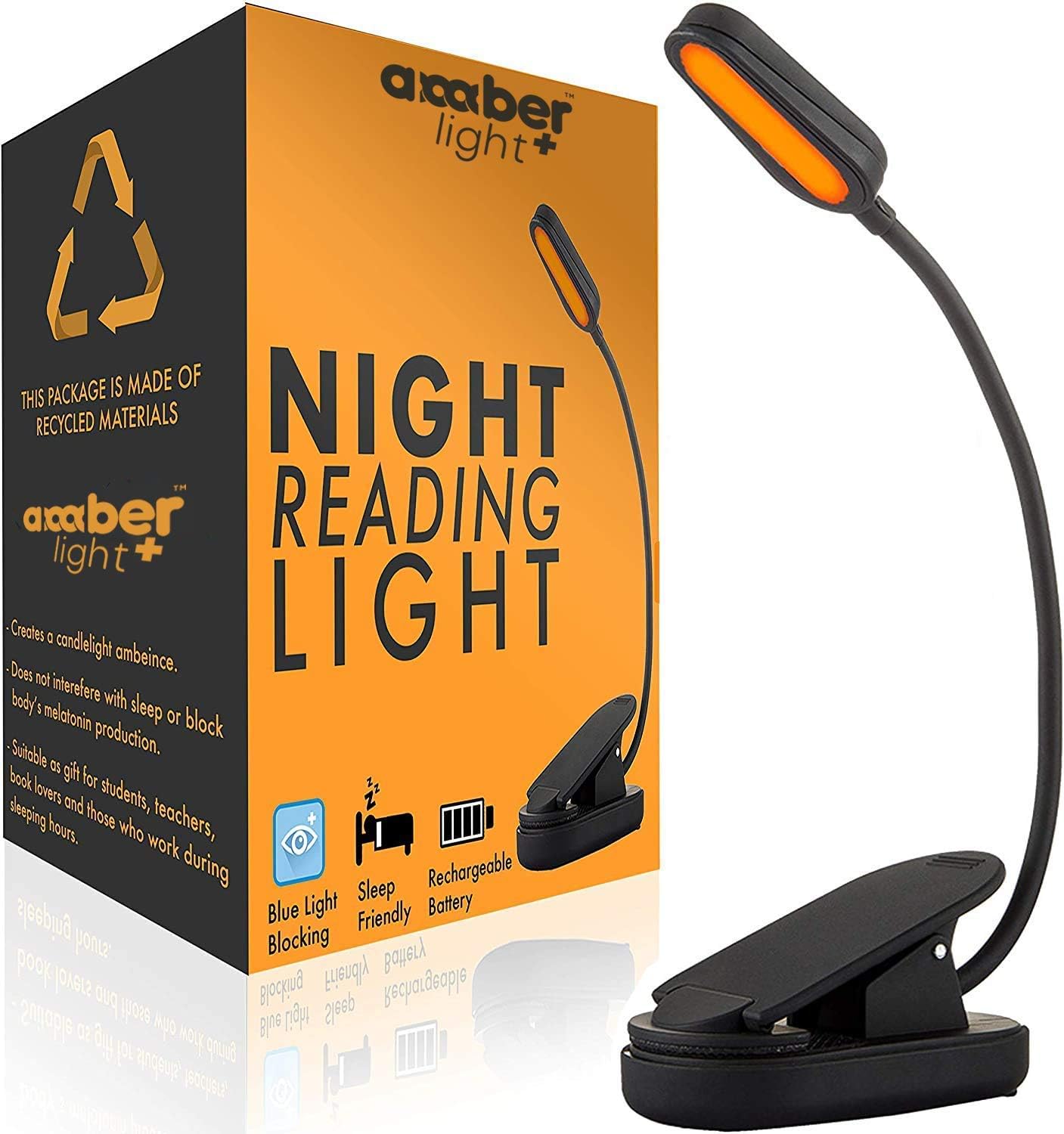 Rechargeable LED Kindle Light | Blue Light Filtered | Adjustable