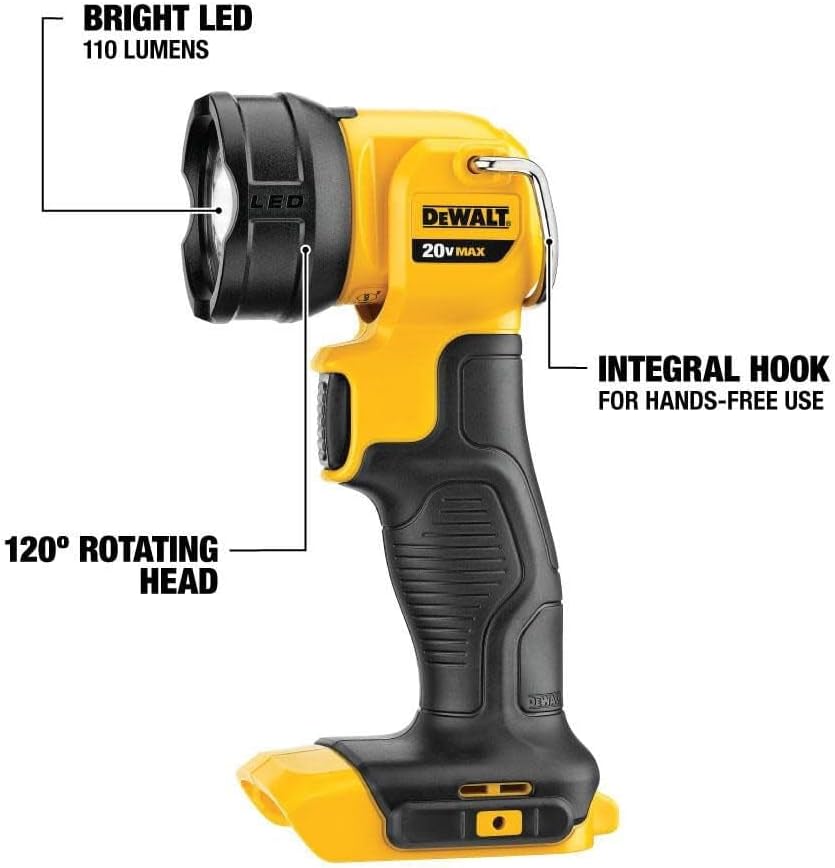 DEWALT 20V MAX* LED Work Light/Flashlight (DCL040)