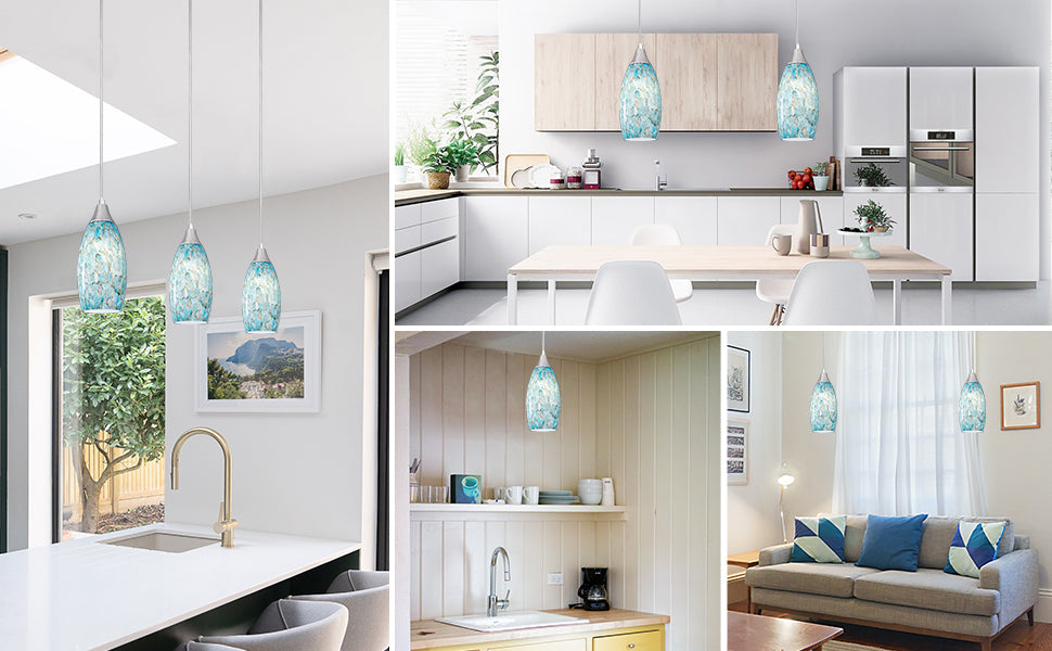 Plug in Pendant Light with 15ft Adjustable Cord (1 Pack)-HPIP06B