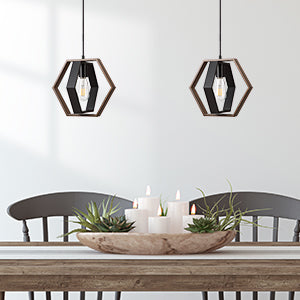 Pendant Lights, Adjustable Height (1 Pack)-HHPL14C