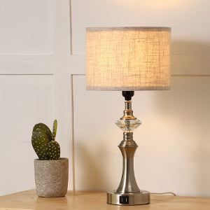 3-Way Dimmable Touch Control Table Lamp with 2 USB Ports, 2 Pack-HLTL06C1