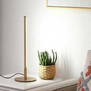 Gold 6W Table Lamp with 3 Colour Temperature & Touch Controller, 1 Pack-HLTL02G