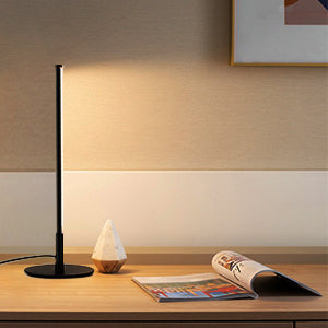 Black 6W Table Lamp with 3 Colour Temperature & Touch Controller, 1 Pack-HLTL02K