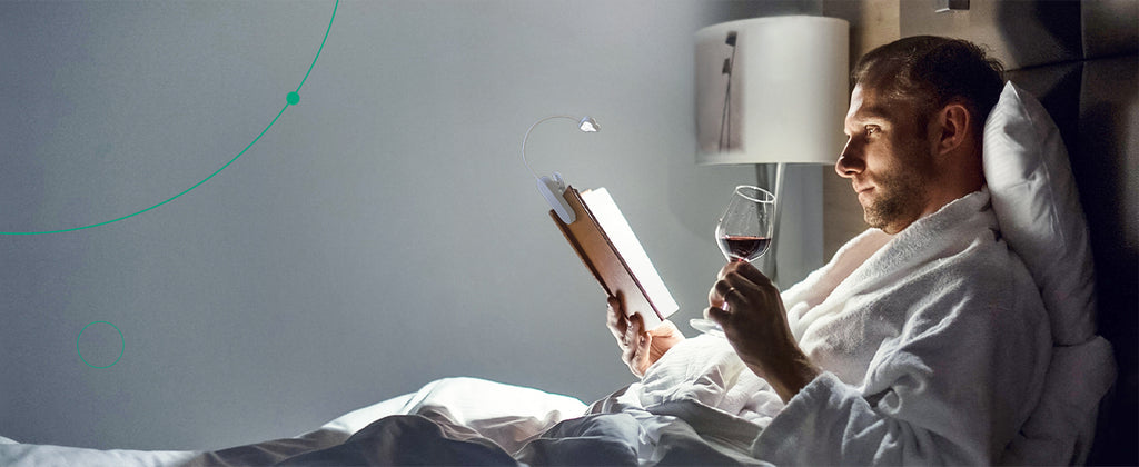 USB Rechargeable Dimmable Book Light with 3 Color Modes