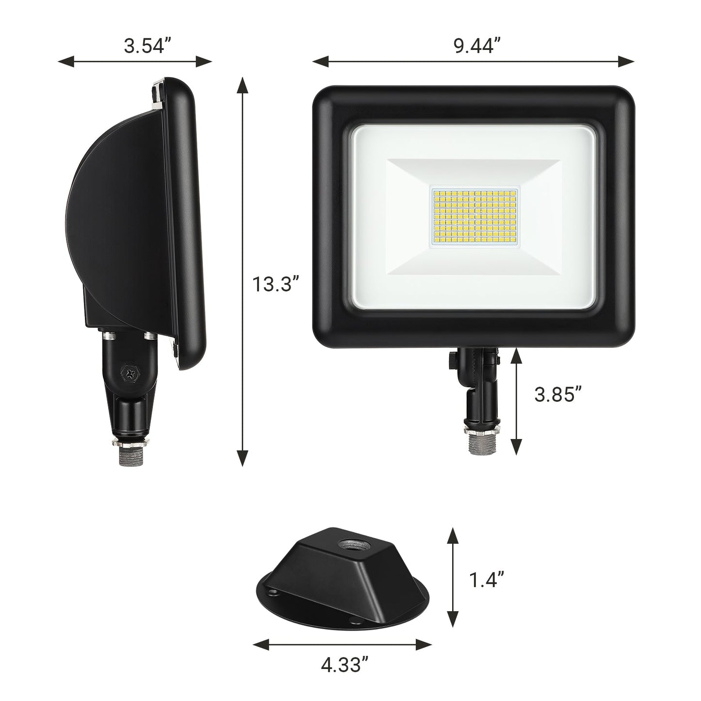 74W 10000LM Outdoor LED Flood Light -HFLB04A