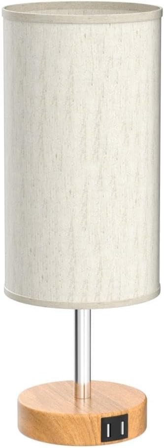 DreamHolder Table Lamp with 3 USB Ports, AC Outlet, Phone Charge