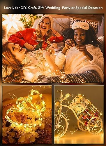 LED Fairy Lights 12 Pack | 7ft 20LED Waterproof | Battery Operated