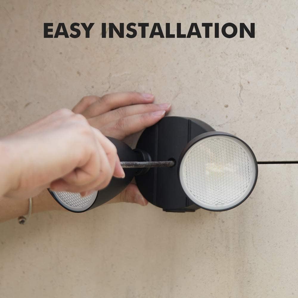 Dual-Head LED Outdoor Floodlight theluminousdecor