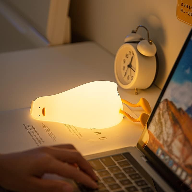 LED Duck Night Light | 3 Level Dimmable | Rechargeable | Cute Design
