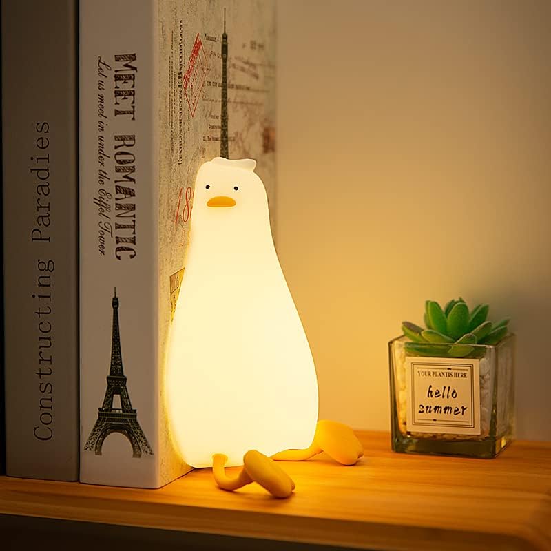 LED Duck Night Light | 3 Level Dimmable | Rechargeable | Cute Design