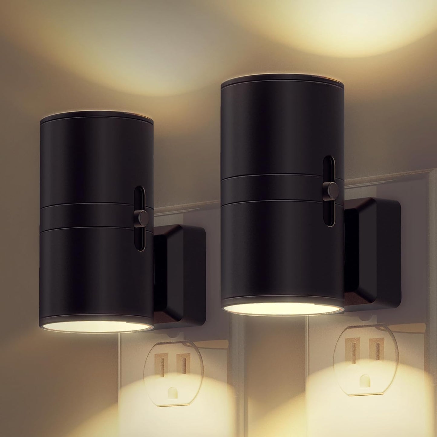 LED Night Light Plug in | Modern | Dusk to Dawn Sensor | Dimmable