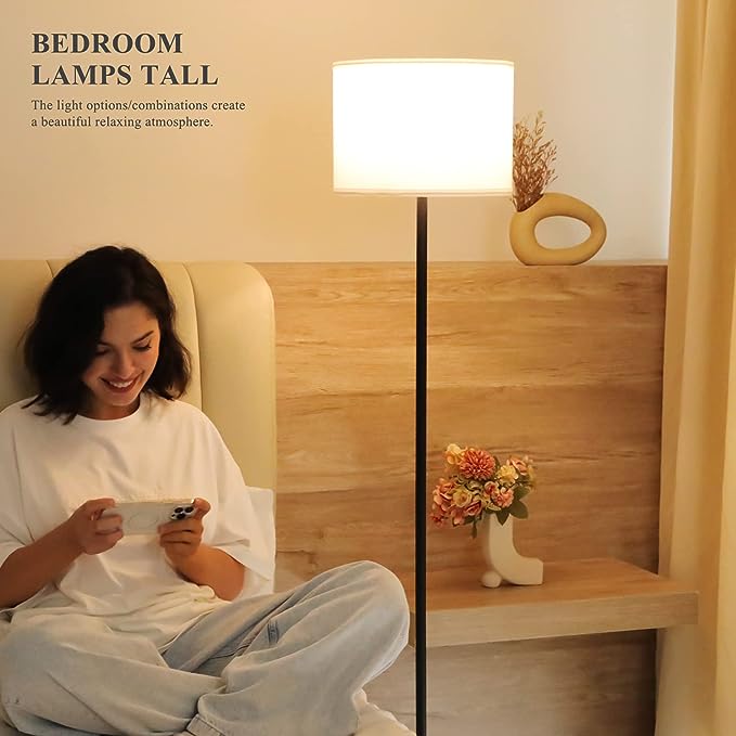 LED Floor Lamp with Shade theluminousdecor