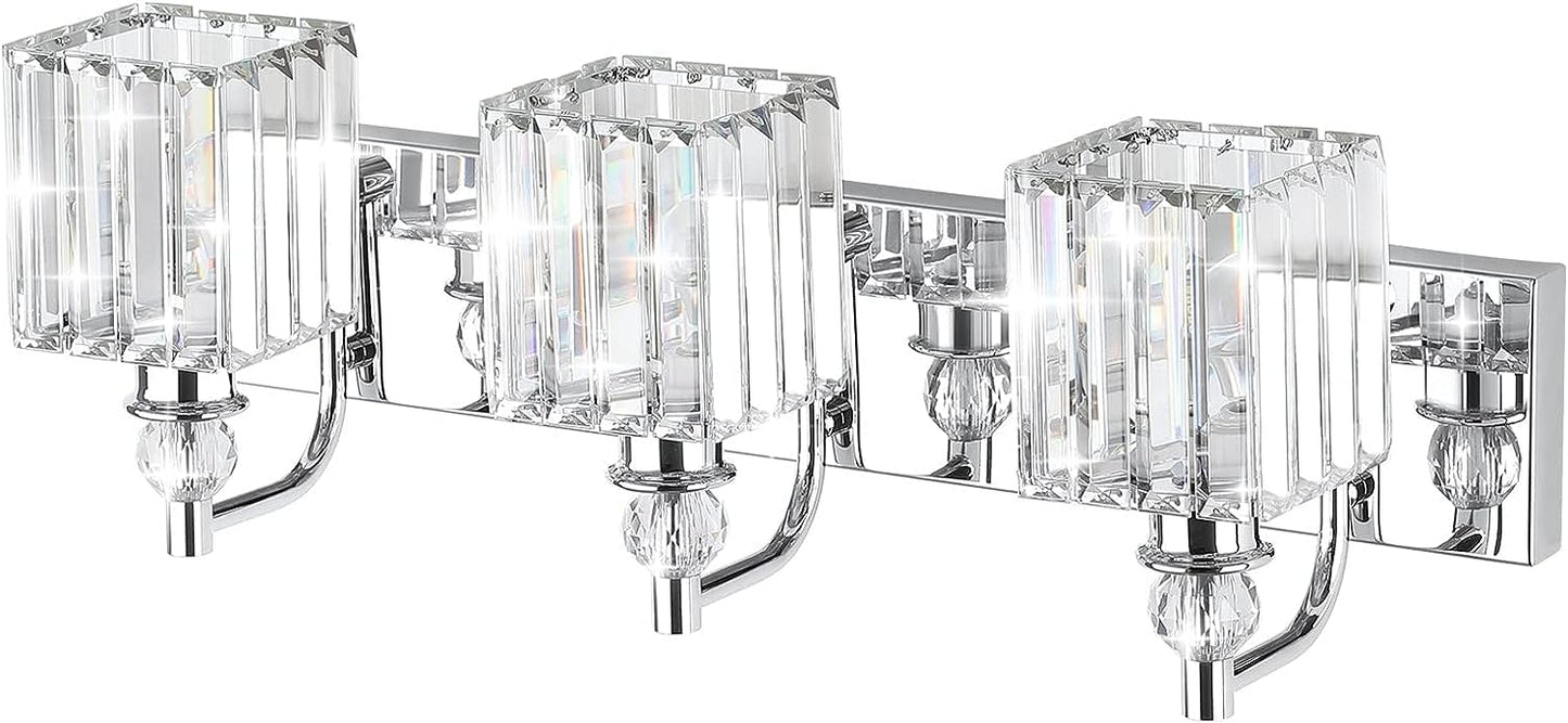 Crystal Bathroom Vanity, Chrome, bathroom vanity lights, wall light