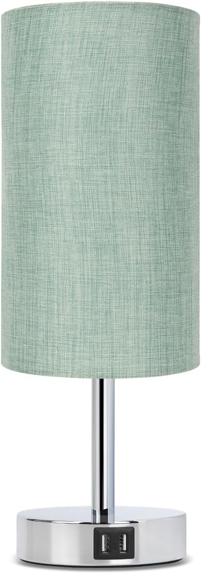 DreamHolder Table Lamp with 3 USB Ports, AC Outlet, Phone Charge
