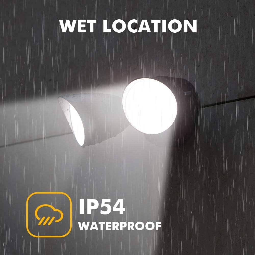 Dual-Head LED Outdoor Floodlight theluminousdecor