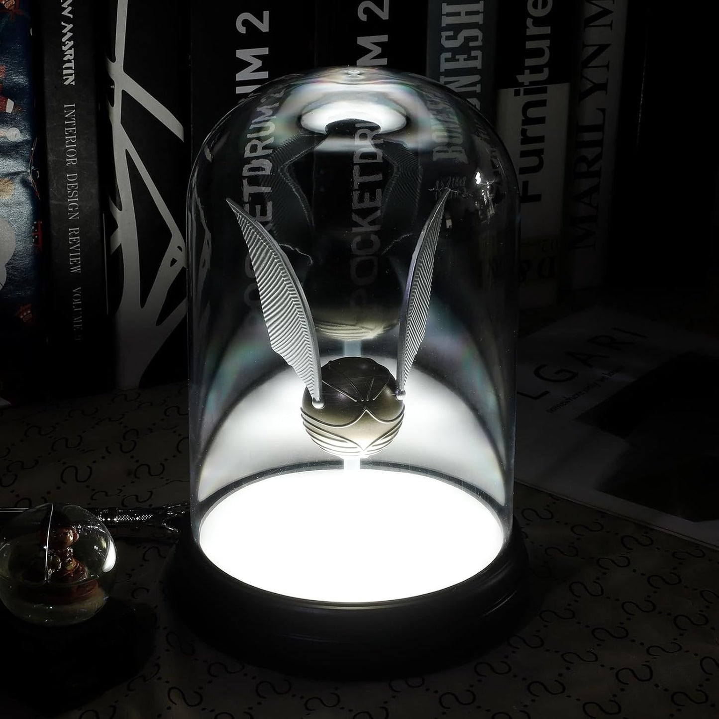 Golden Snitch Light - Desk Decor, USB-Powered Night Lamp