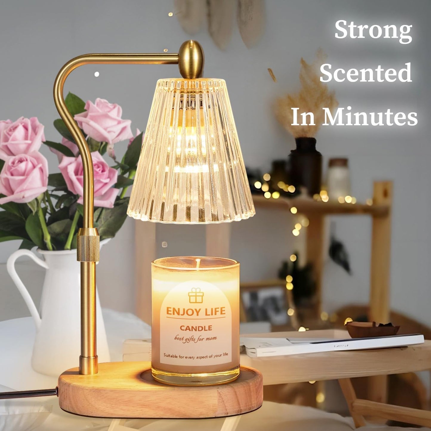 Candle Warmer Lamp Romantic Valentine’s Day Candles for Gifts & Home Decor