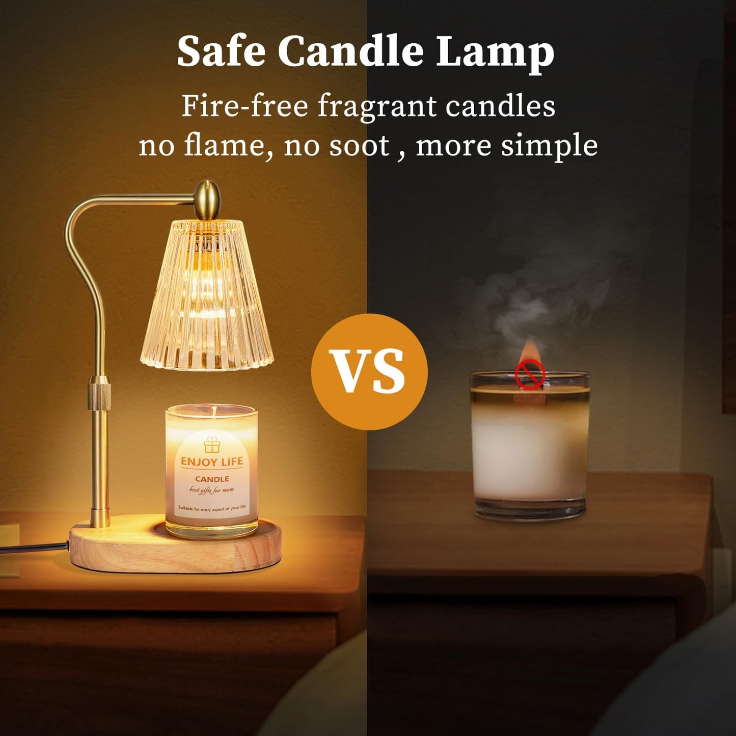 Candle Warmer Lamp Romantic Valentine’s Day Candles for Gifts & Home Decor