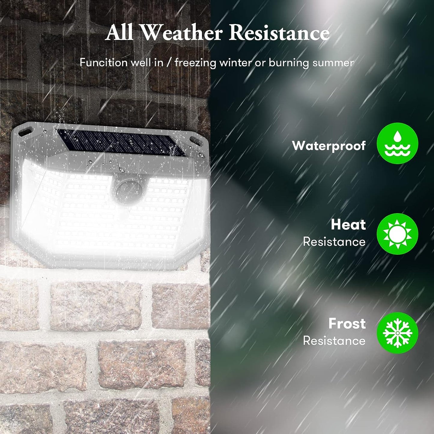 4-Pack LEDs Motion Sensor Solar Outdoor Lights theluminousdecor