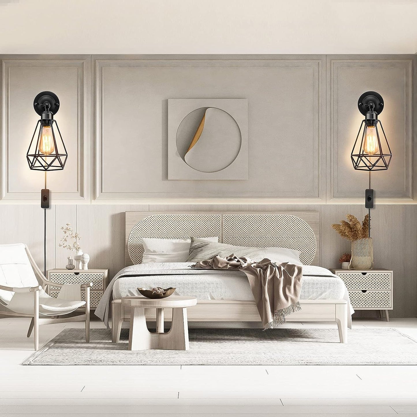 Vintage Plug-in Wall Sconces theluminousdecor