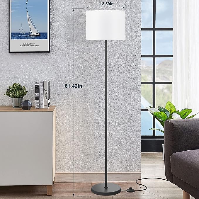 LED Floor Lamp with Shade theluminousdecor