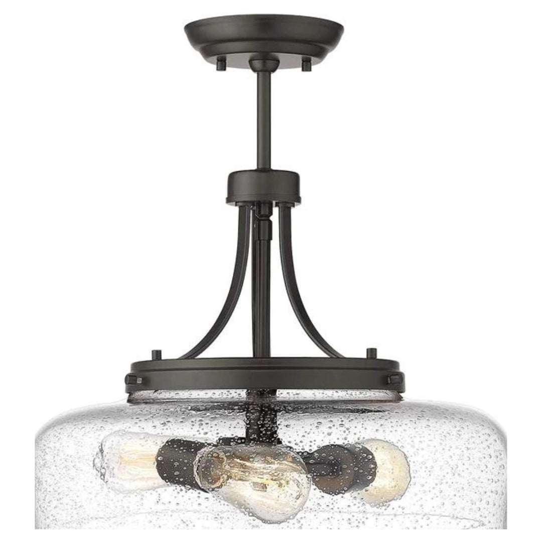 3-Light Industrial Pendant Light, Oil Rubbed Bronze My Store
