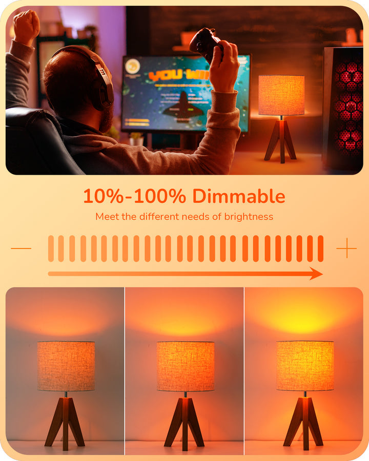 4 Pack Dimmable Orange Light Bulb-HDCF19B