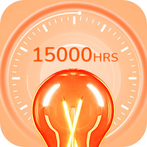 4 Pack Dimmable Orange Light Bulb-HDCF19B