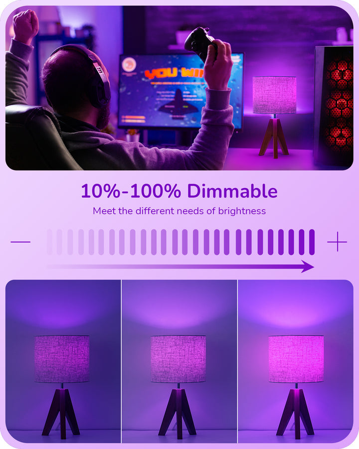 6 Pack Dimmable Purple Light Bulb-HDCF35A