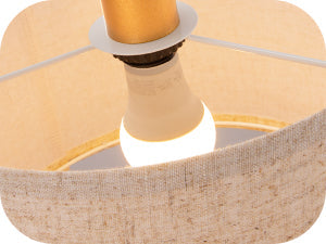 Modern Arc Dimmable Floor Lamp with Remote& Footswitch, Gold-HFLEA2A