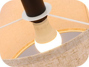 Dimmable Floor Lamp with Remote Control, 3000K-6500K, Black