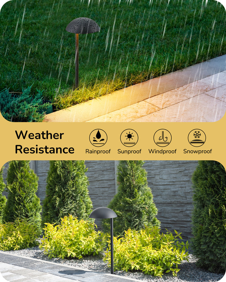 3W 3000K Low Voltage Landscape Lights, 50,000 Hrs, 4 Pack-HGSL37A