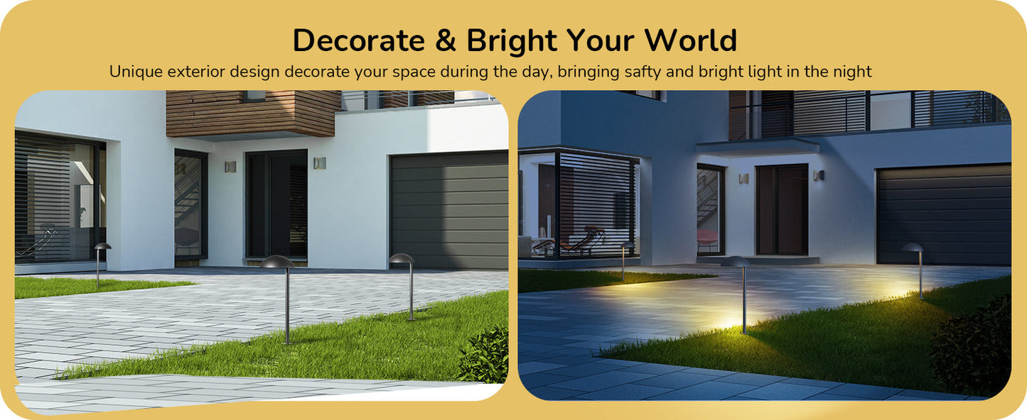 3W 3000K Low Voltage Landscape Lights, 50,000 Hrs, 4 Pack-HGSL37A