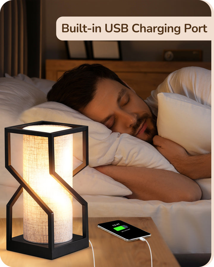 Modern 9W Dimmable Table Lamp with Overall Touch Control-HLTL12B