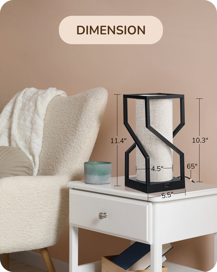 Modern 9W Dimmable Table Lamp with Overall Touch Control-HLTL12B