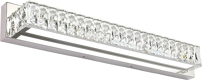 Crystal LED Bathroom Vanity Lights theluminousdecor