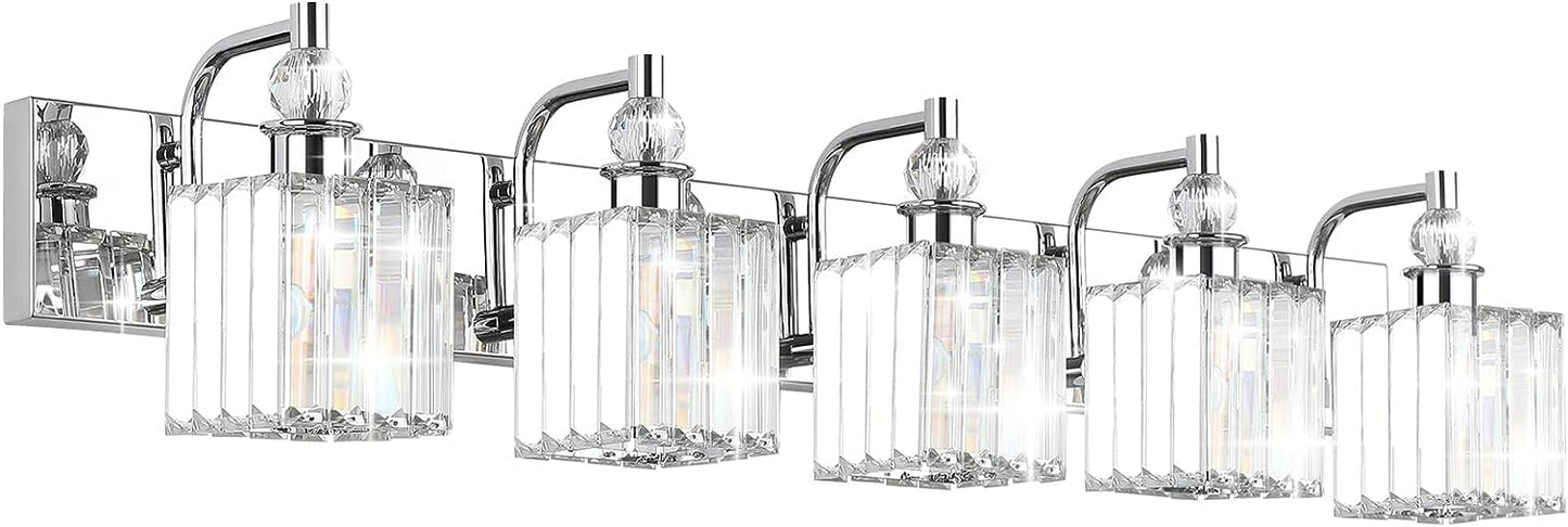 Crystal Bathroom Vanity, Chrome, bathroom vanity lights, wall light