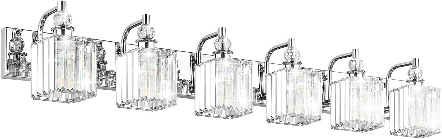 Crystal Bathroom Vanity, Chrome, bathroom vanity lights, wall light