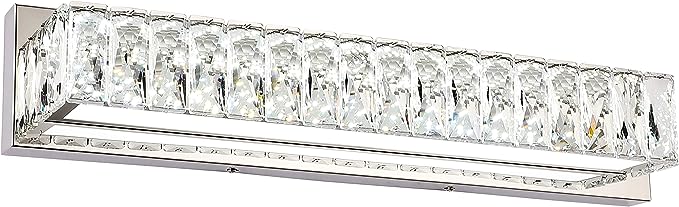 Crystal LED Bathroom Vanity Lights theluminousdecor