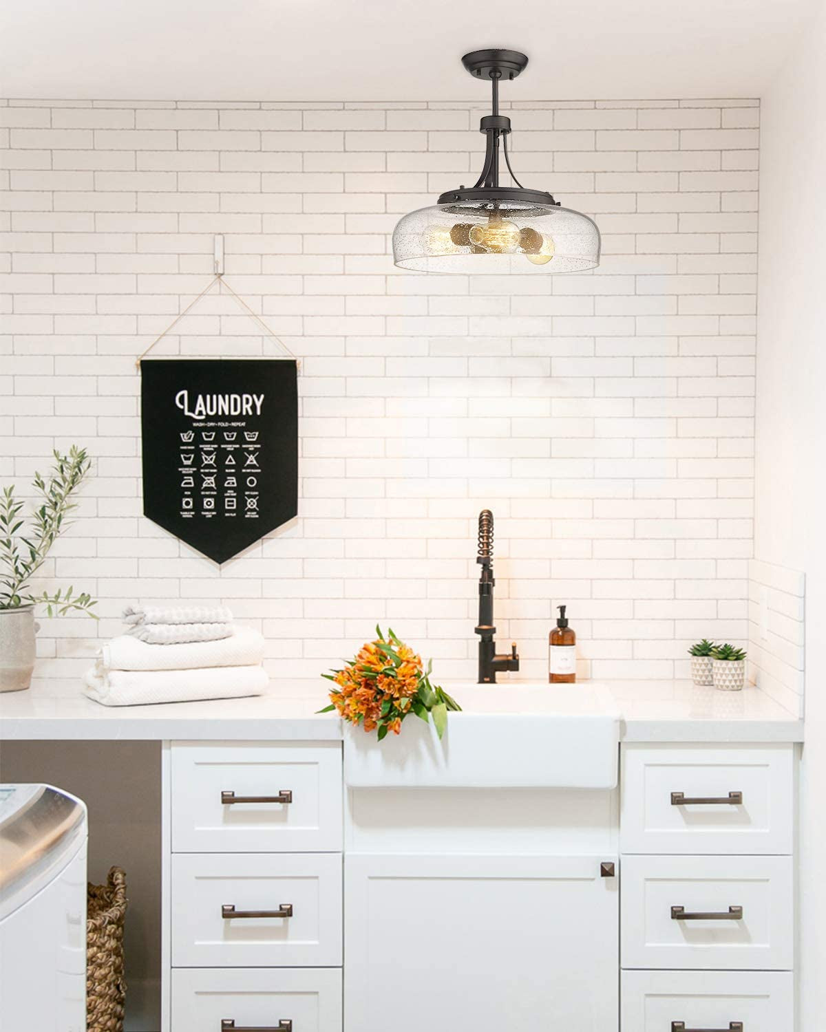 3-Light Industrial Pendant Light - Stylish Lighting for Modern Spaces