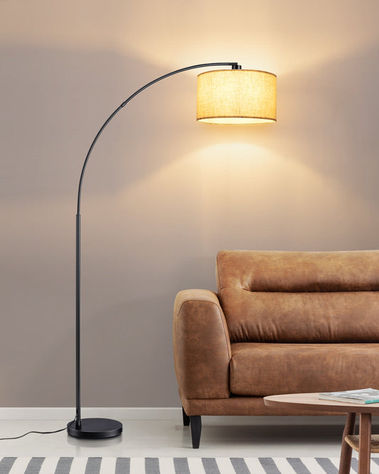 EDISHINE Arc Dimmable Floor Lamp, 5 Color Temperature-HFLK04X
