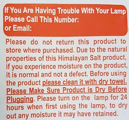 Himalayan Glow Salt Lamp with Dimmer Switch