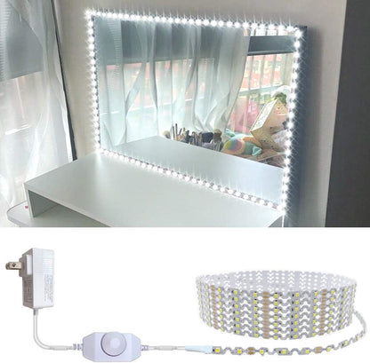 Flexible Strip Lights for Makeup Mirror or Cloakroom with Dimmer and Power Suppl