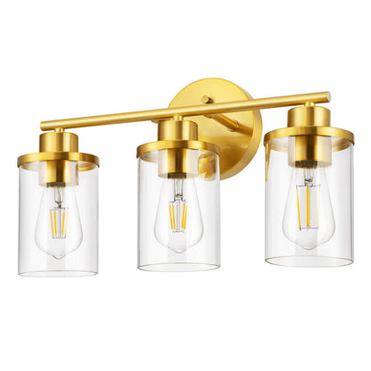 3 Light Gold Bathroom Vanity Light-HHVL04D