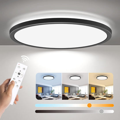 12 Inch 24W Dimmable Low Profile Hardwired Ceiling Light Fixture