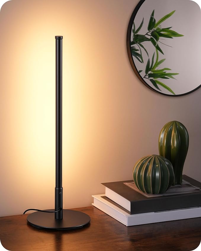 Minimalist Bedside Lamp with 3 Dimmable Color Temperature