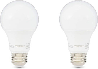 2-Pack Non-Dimmable A19 LED Light Bulb