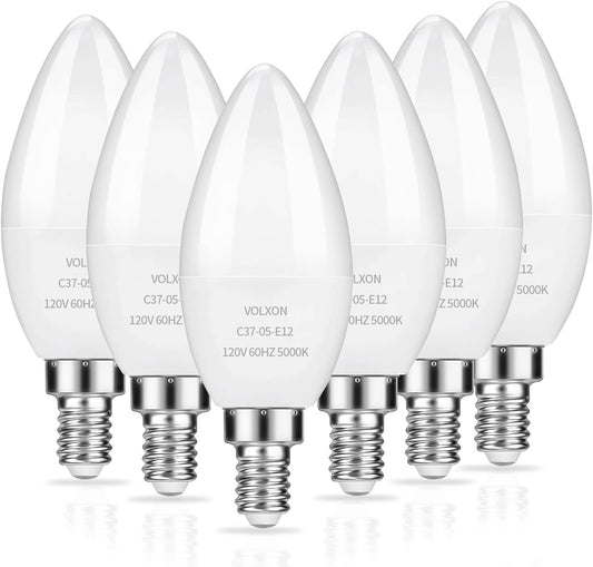 6 Pack LED Candelabra Bulbs LED Candelabra Bulbs