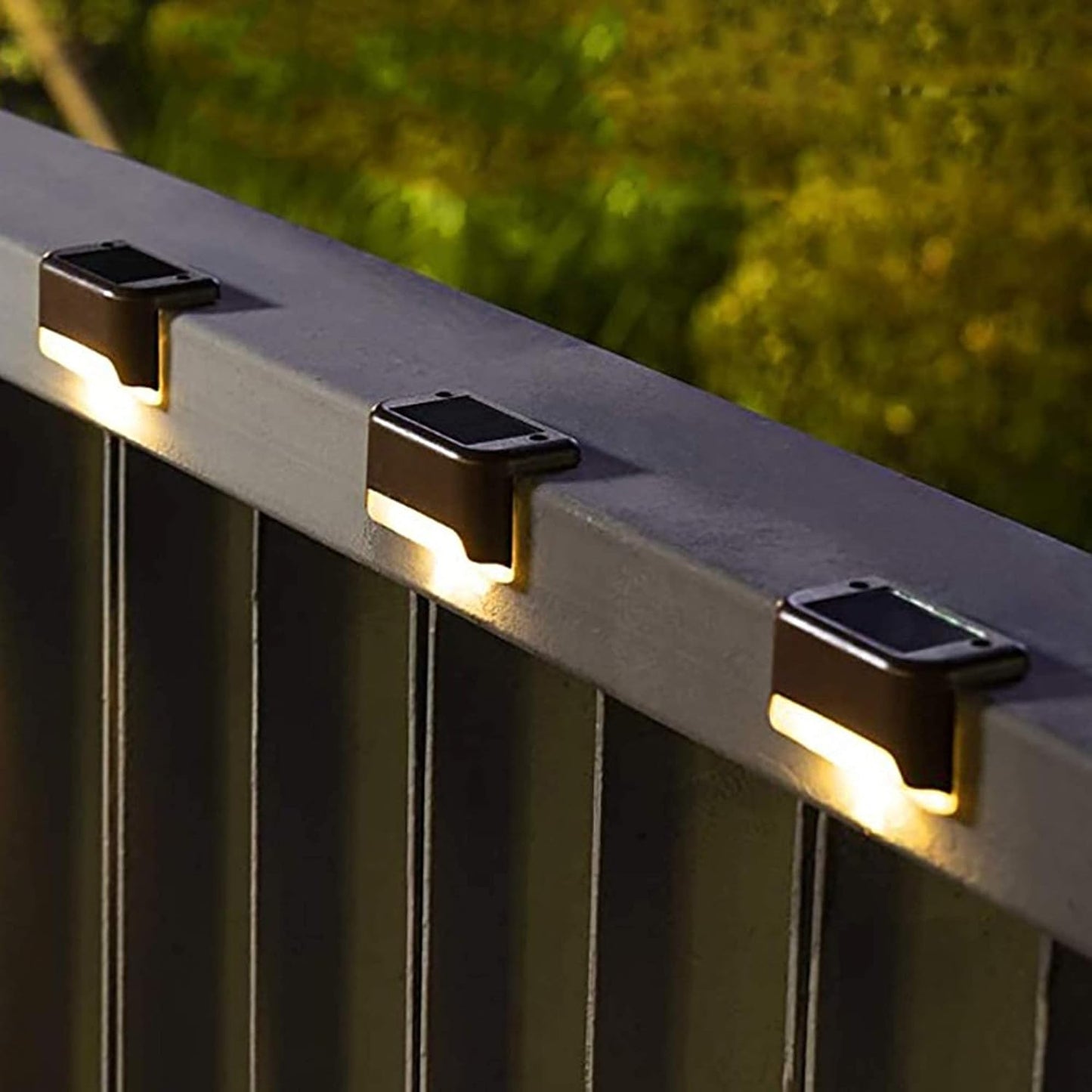 16 Pack Solar Step Lights Waterproof Led Solar lights for Outdoor Stairs